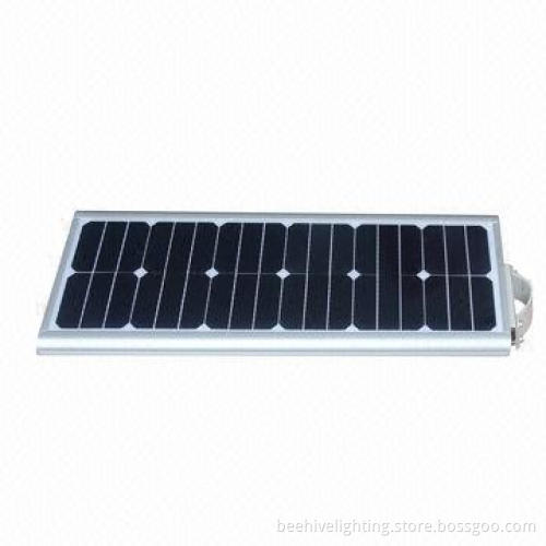 Integrated Solar Energy Streetlight, All-in-one with Motion Sensor, 30W Power